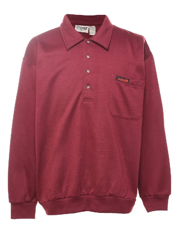Discount Mania Plum Plain Sweatshirt - XL