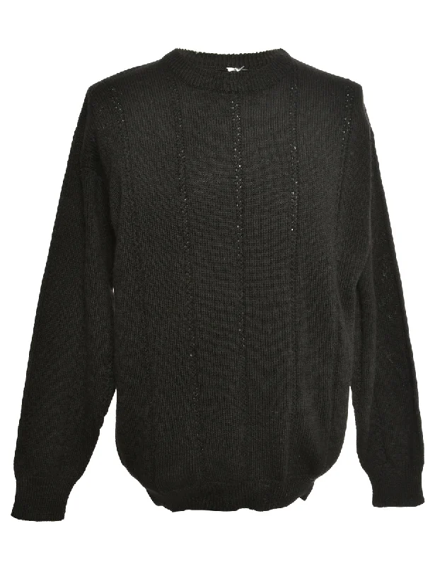 Early Access Black Long Sleeved Jumper - M