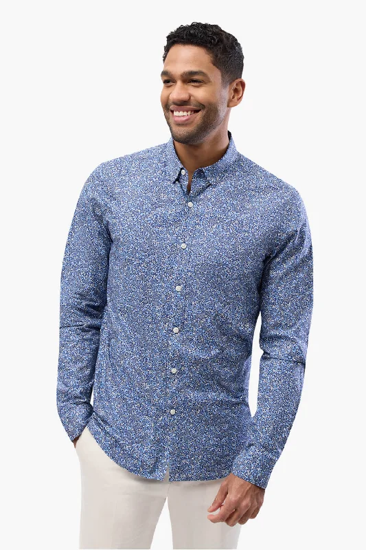 Crazy Deals Brooksfield | Galaxy Print Long Sleeve Casual Shirt