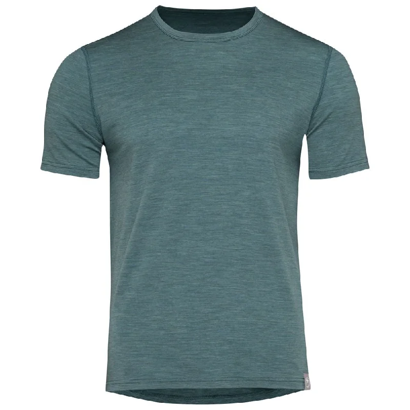 Low Price Mens Merino Blend 160 PJ T-Shirt (Sage Melange)