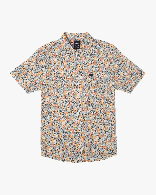 Unmissable Offer Lewis Floral Short Sleeve Shirt - Antique White