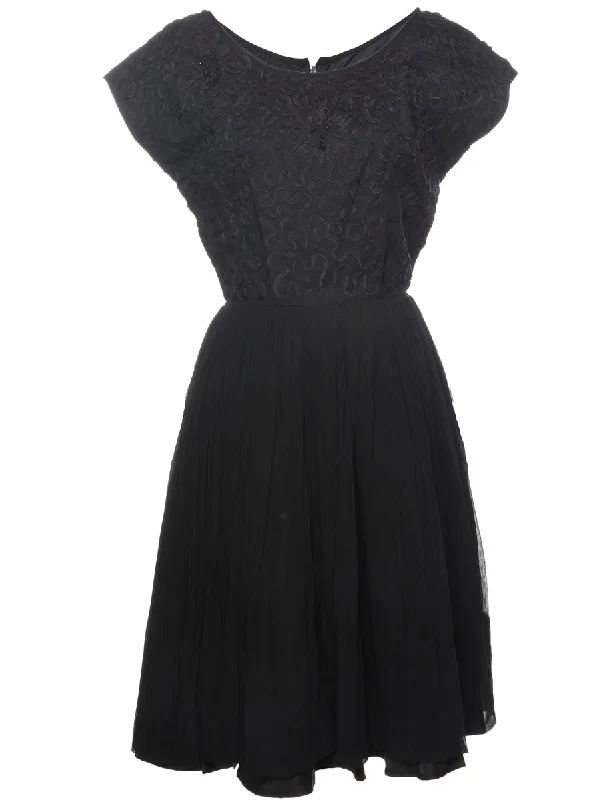 Best Choice Black Vintage Dress - M