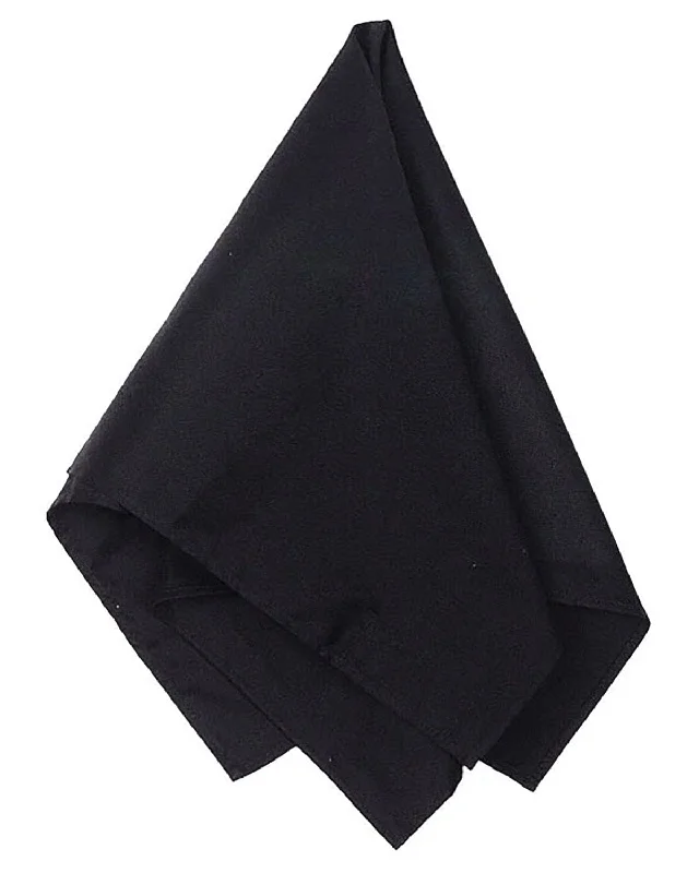 Savings Spectacular Big Accessories Solid Bandana | Black