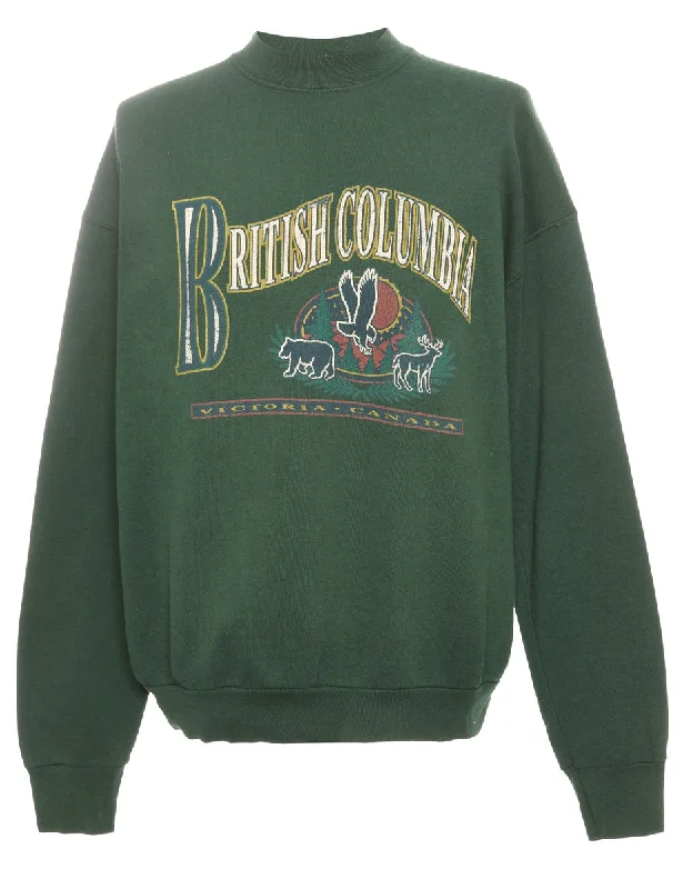 Price Cut British Columbia Printed Sweatshirt - XL