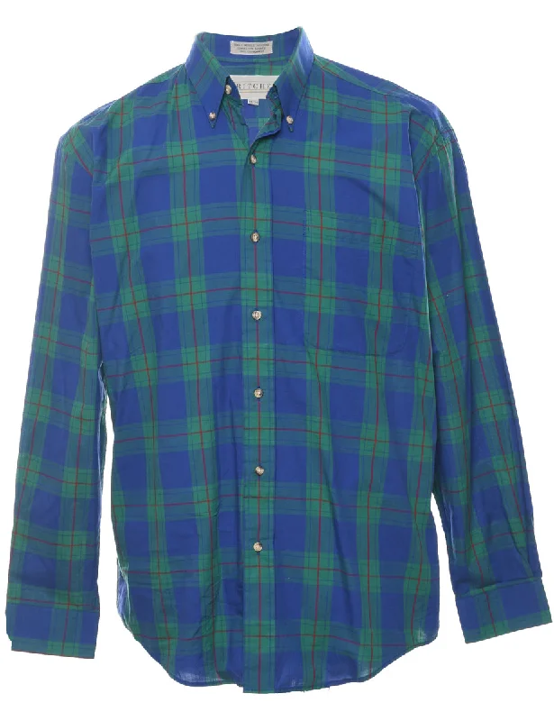 New Deals Britches Checked Shirt - M