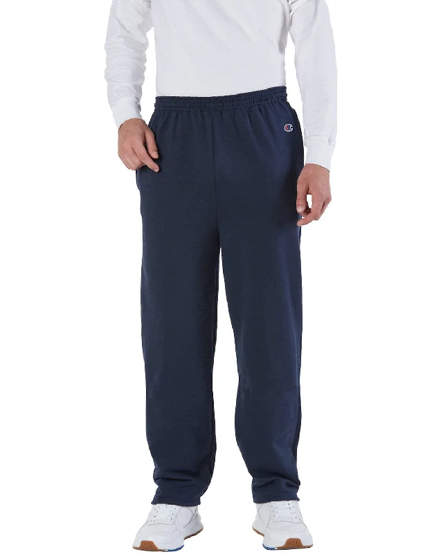 Holiday Sale Champion Double Dry Eco Open-Bottom Pants | Navy