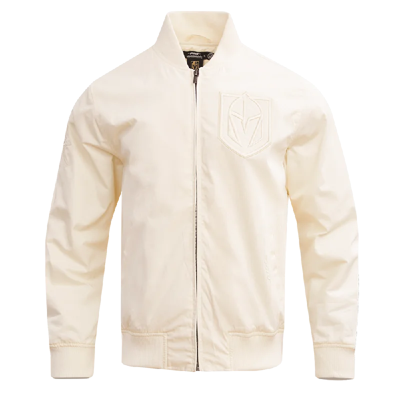 Today’s Deal NHL VEGAS GOLDEN KNIGHTS NEUTRAL TWILL JACKET (EGGSHELL)