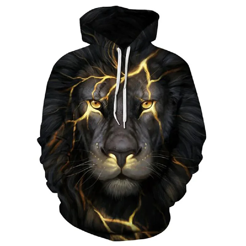Limited Time Offer 3D PRINT HOODIE WITH ADVENTURE LION