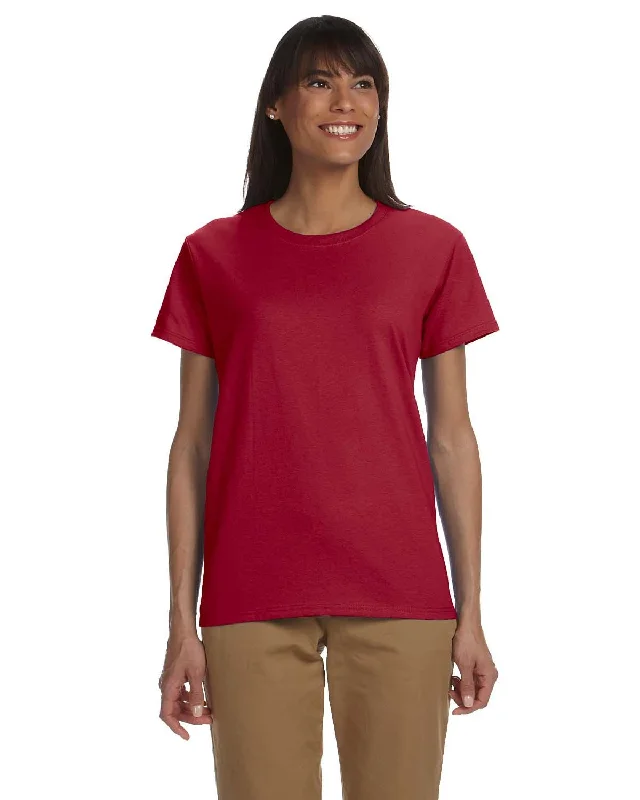 Loyalty Reward Gildan Ladies Ultra Cotton Heavyweight T-Shirt | Cardinal Red