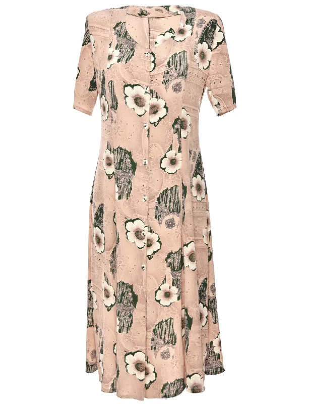 Closeout Button Front Dress - L