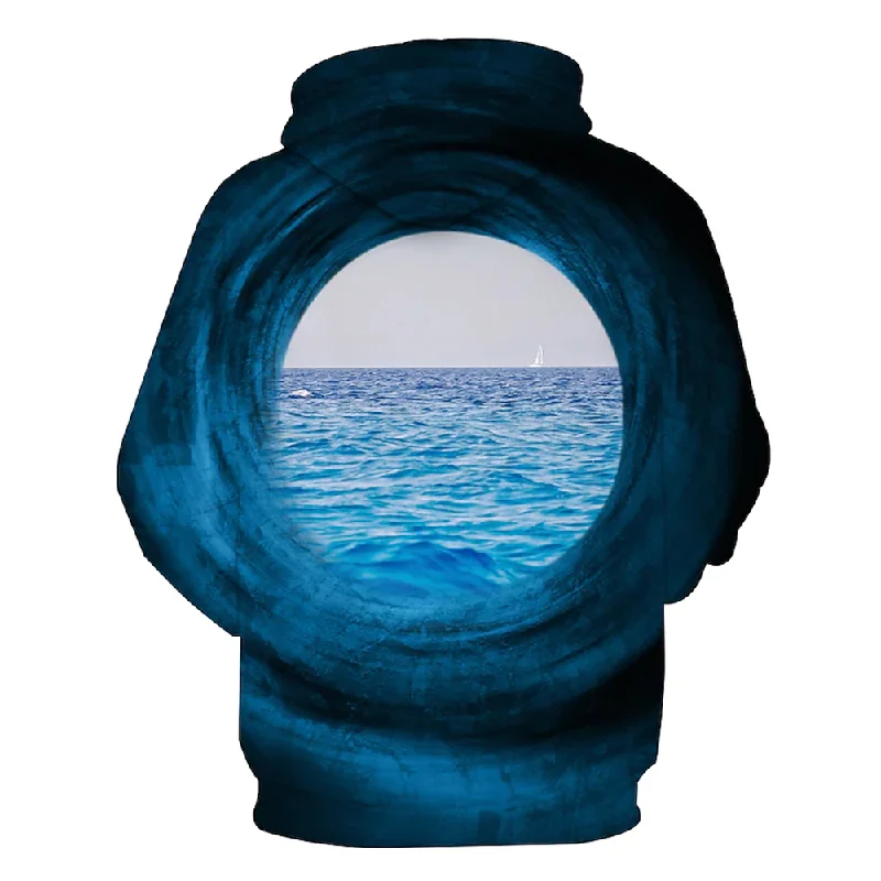 Flash Sale 3D Print Hoodies with Scenery Print
