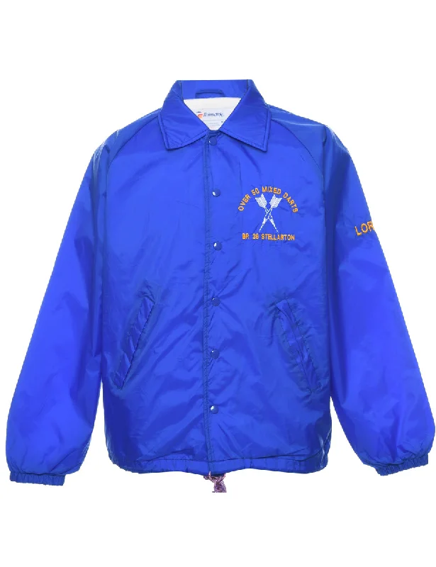 Weekend Deals That Wow Blue Nylon Jacket - M