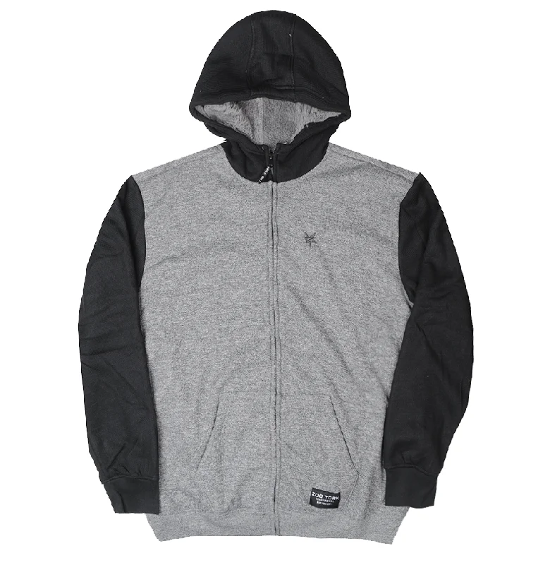 Can't Miss ZOO YORK SHERPA ZIP JACKET BLACK - ZY30H80BM