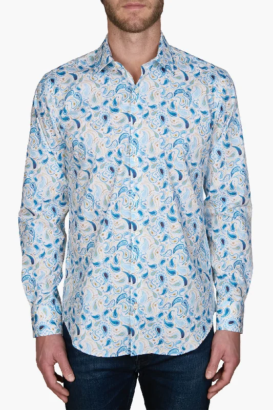 SIMON CARTER | Ethnic Paisley Digital Print Shirt