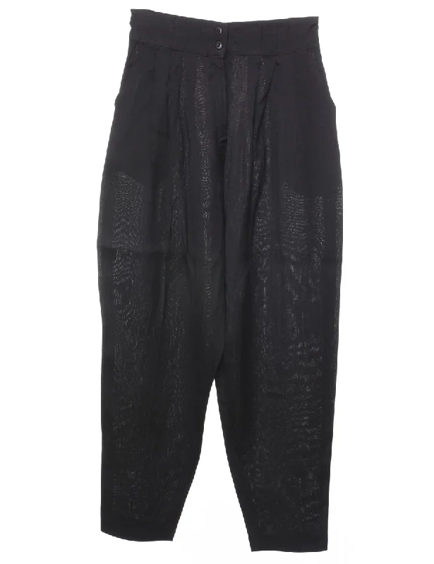 Today’s Deal Black Tapered Trousers - W26 L26