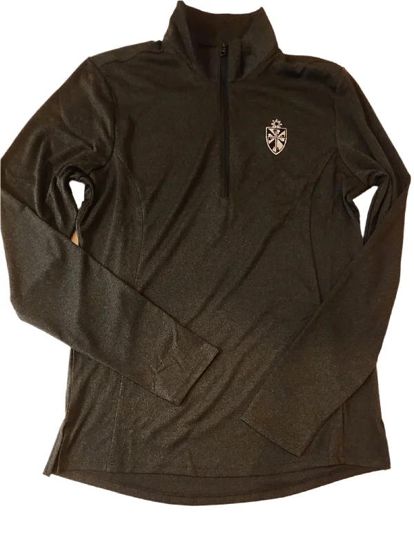 Fantastic Offers Men's Lightweight Sport 1/2 Zip Shield Pull Over-Charcoal