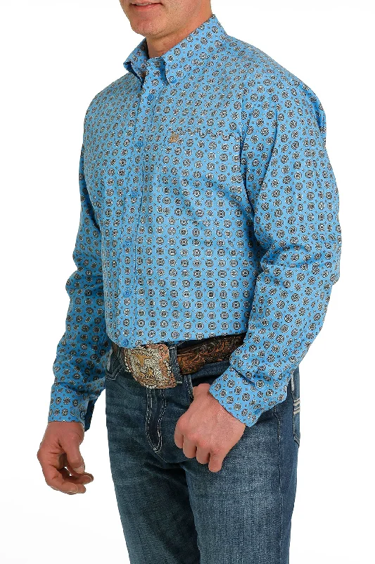 Weekend Offers That Shine CINCH BLUE PRINT LONG SLEEVE SHIRT