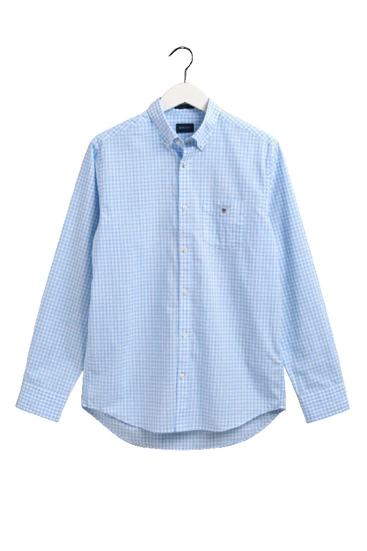 Weekend-Only Price Drops Gant Gingham Regular Shirt Capri Blue