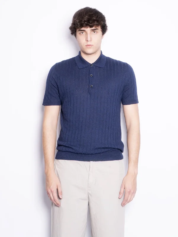 Major Savings Polo a Coste Marco Blu