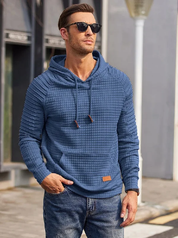 Stylish Waffle Knit Hoodie (US Only)