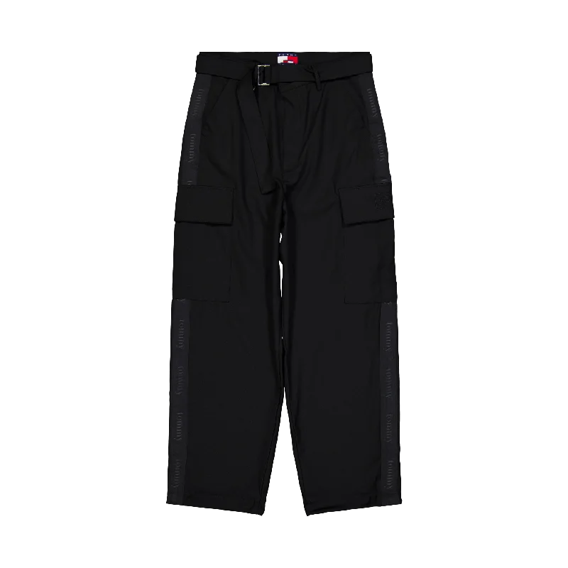 Savings Galore Tjcu Wide Fit Cargo Trousers Black