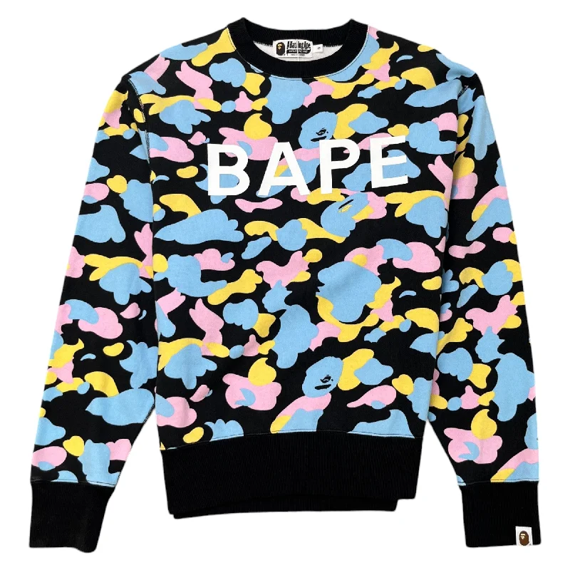The Best Prices Men's Camouflage Logo Sweatshirt Black Size S