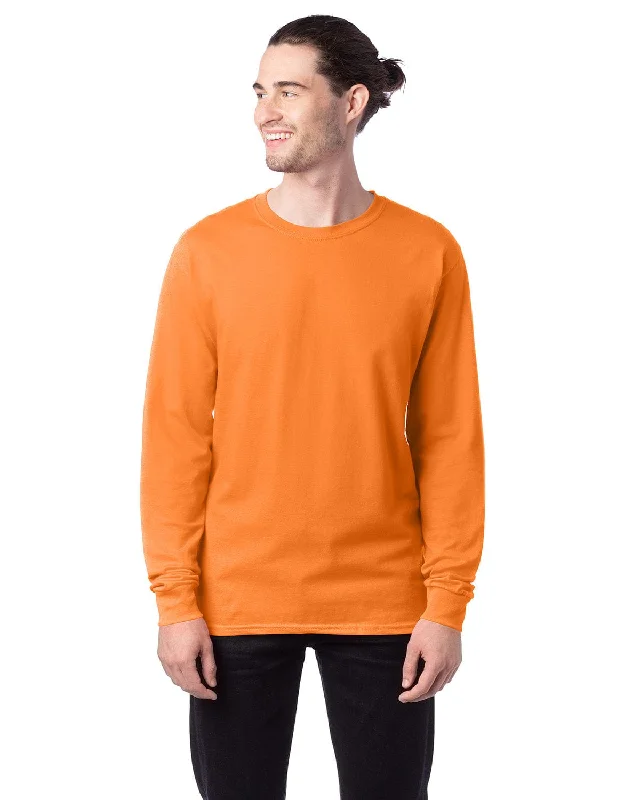Today’s Special Hanes ComfortSoft Cotton Long Sleeve T-Shirt | Tennessee Orange