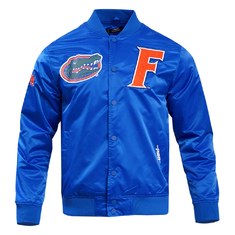 Final Offer UNIVERSITY OF FLORIDA CLASSIC SATIN JACKET (ROYAL BLUE)