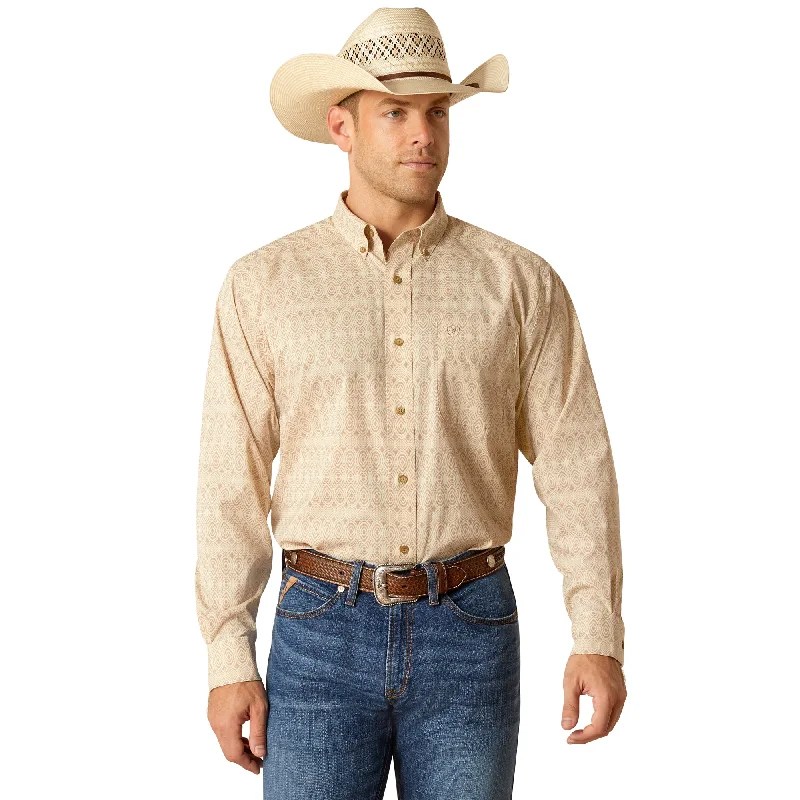 Weekend Savings Extravaganza Ariat Simply Taupe 360 AirFlow Classic Fit Shirt