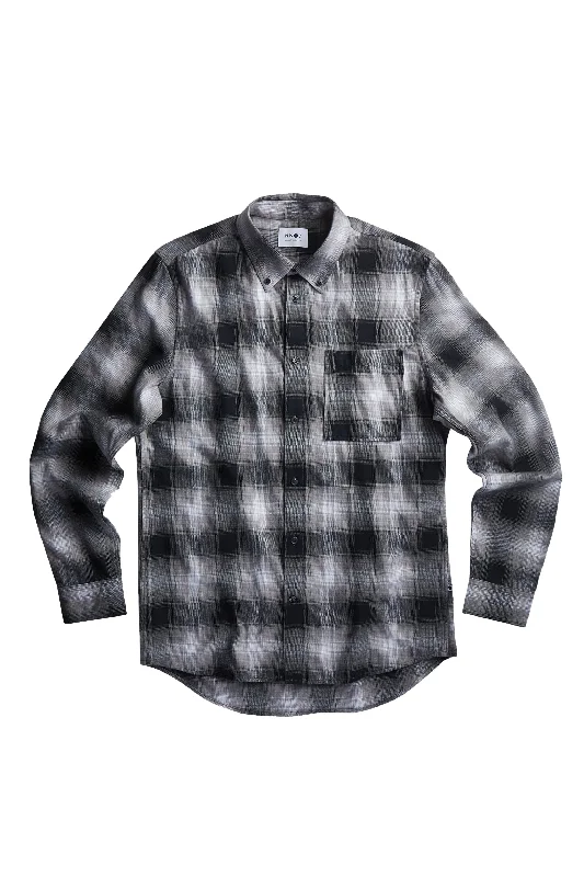 NN07 Arne Overshirt Grey Check