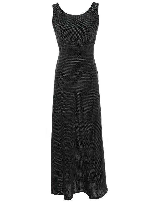 Exclusive Online Offer Black Polka Dot Maxi Dress - S