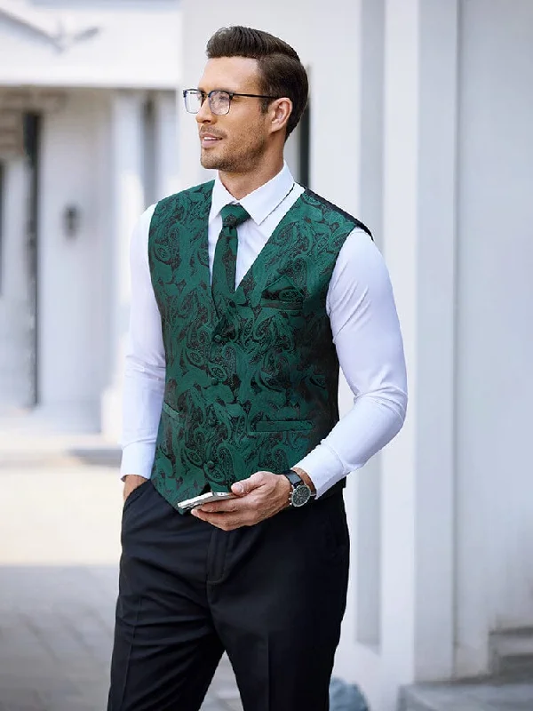 Hurry In Paisley Vest Tux Set (US Only)