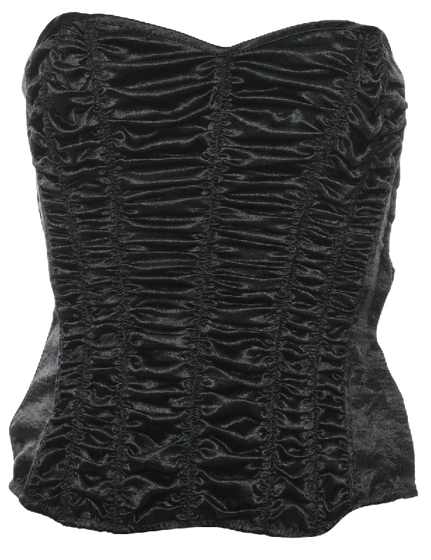 Black Bustier - M