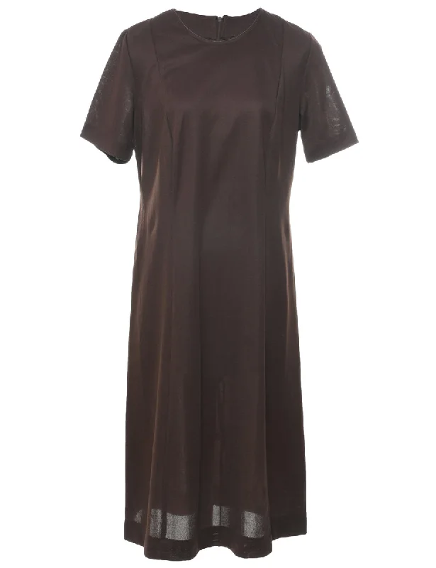 Extra Savings Brown Dress - L
