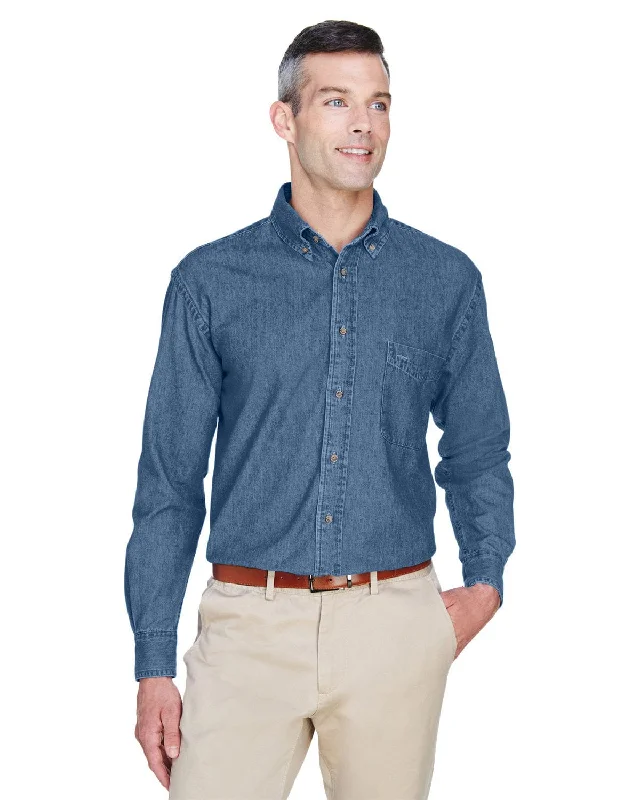 Weekend Specials Just for You Harriton Long Sleeve Denim Shirt | Light Denim