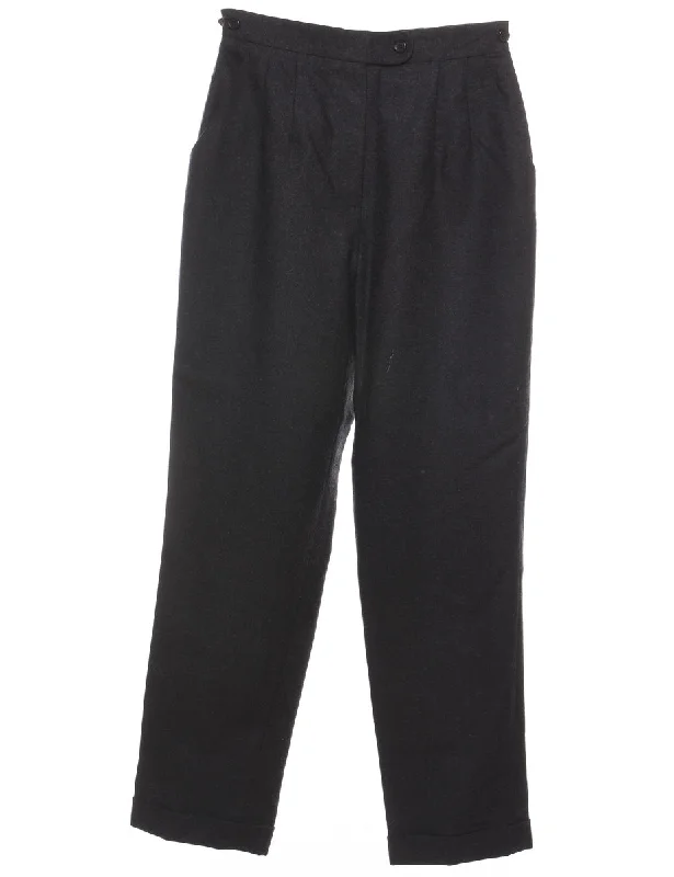 Unbeatable Prices Black Tapered Trousers - W28 L30