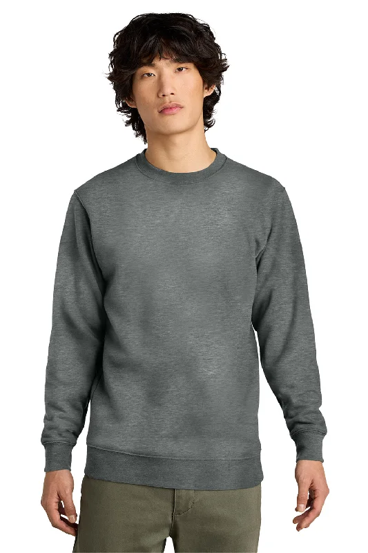 Exclusive Offers District Mens Very Important Fleece Crewneck Sweatshirt - Grey Frost