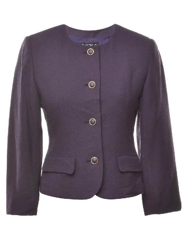 Price Rollback Button Front Purple Jacket - M