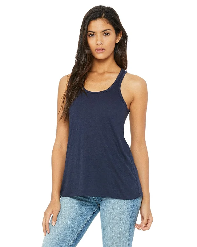 Bella+Canvas Ladies Flowy Racerback Tank | Midnight