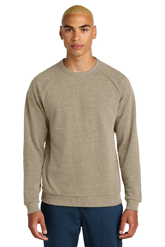 The Best Prices District Mens Perfect Tri Fleece Crewneck Sweatshirt - Heather Desert Tan
