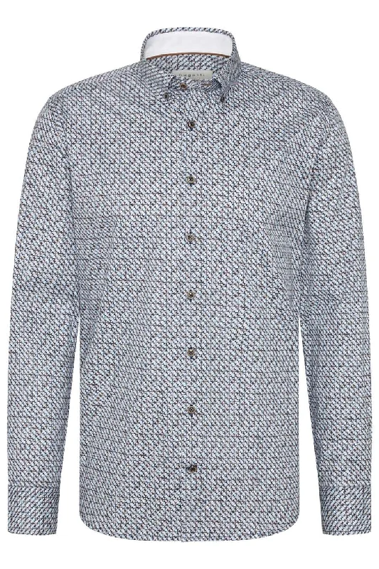 Special Price BUGATTI MENS Casual Shirt BLUE