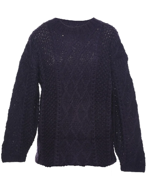 Flash Sale Cable Knit Jumper - L