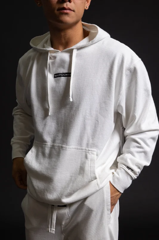 Markdowns Takedown Chest Logo Hoodie - White