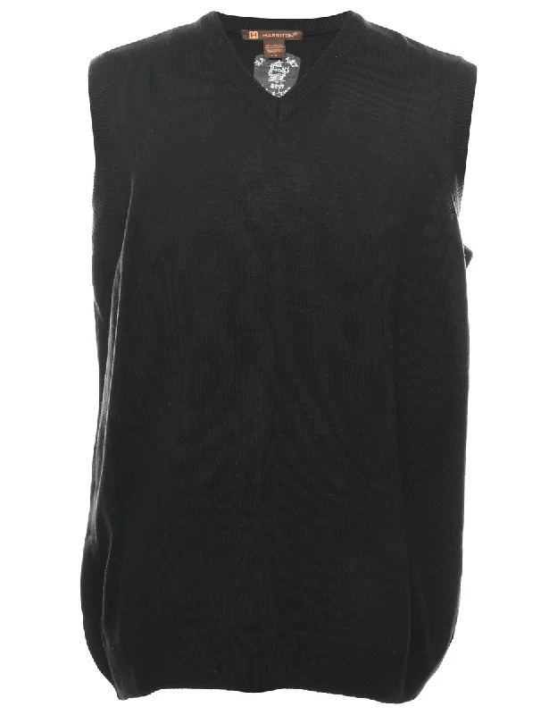 Act Now Black Vest - L