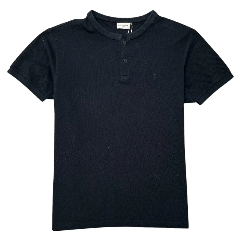 Half Price Men's Embroidered Logo T-Shirt Black Size S