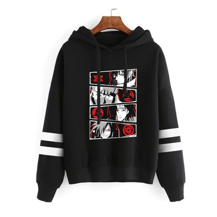 Instant Savings Graphic Printed Hoodies with Anime Logo