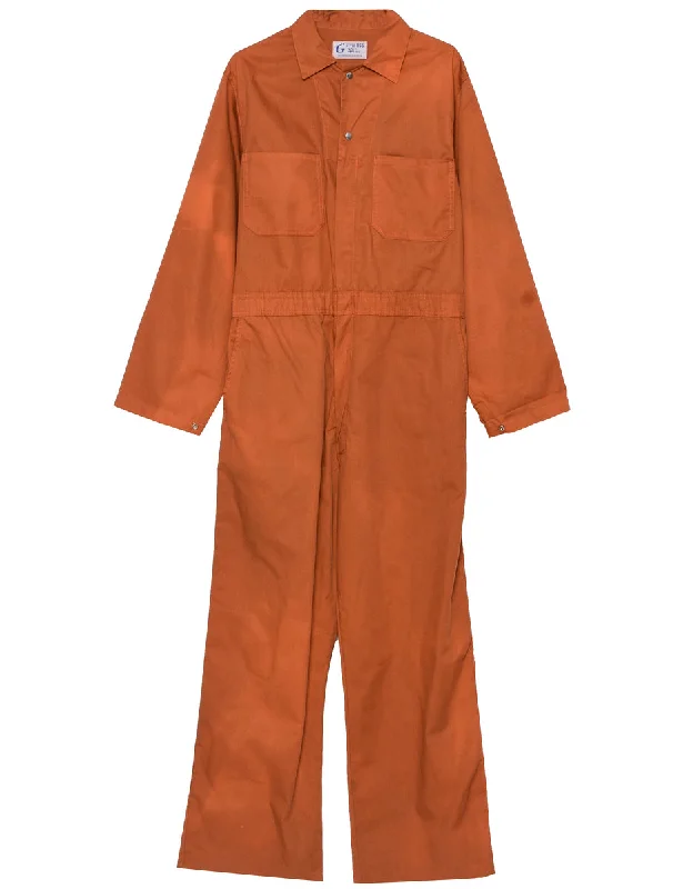 Sale Alert Burnt Orange Boiler Suit - L