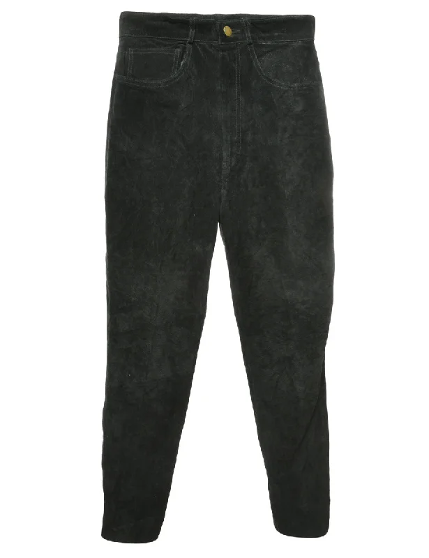 Sale Event Black Suede Trousers - W28 L31