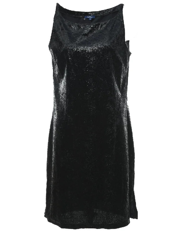 Daily Deals Black Sparkly Evening Dress - M