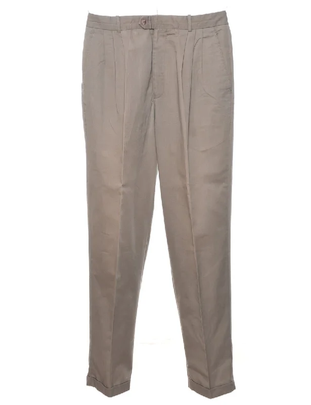 Overstock Sale Brown Casual Trousers - W34 L34